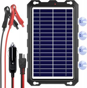 China 7.5W Portable Rv Solar Battery Charger Solar Car Battery Maintainer 12V wholesale