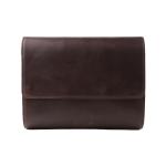 High Quality Handcrafted Travel Watch Roll Slide 6 Slot Vintage Real Leather