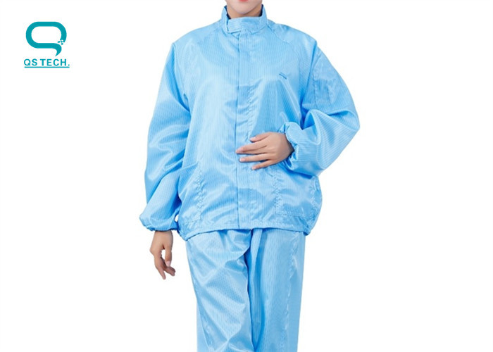 High Efficiency Anti Static Work Cloth For Electronics Industry
