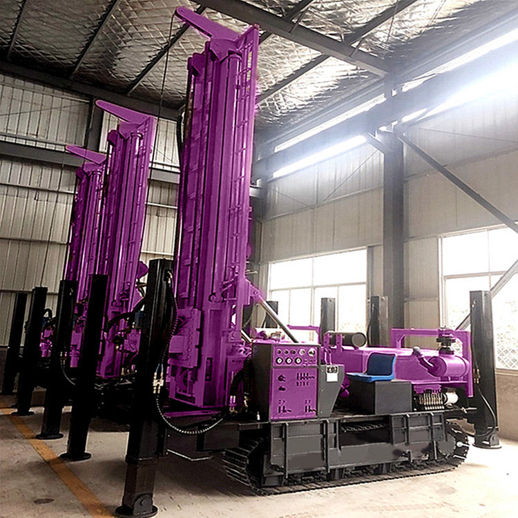 Crawler Water Well Drilling Rig Equipment Rotary Borehole Hydraulic Water Drilling Rig