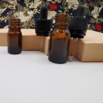 100ml Amber Glass Cosmetic Bottles Dropper Ratchet Closure Protect Children