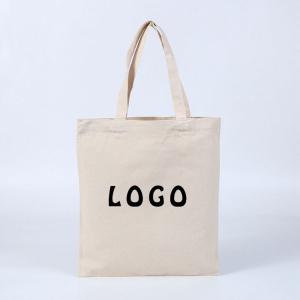 China Grocery Ripstop Eco Canvas Bags Reusable Cotton Tote For Women wholesale