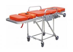 China Anti-Corrosion Adjusted Foldchair Stretcher Trolley Medical Ambulance Trolley Stretcher ALS-S011 on sale