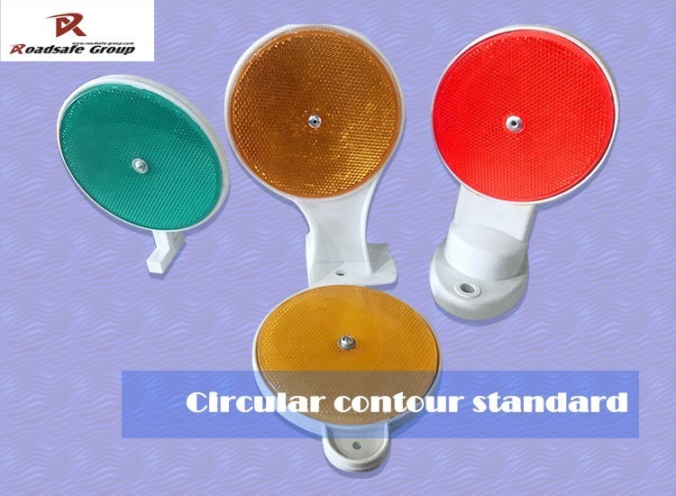 Highway Round reflective delineators Light Plastic Reflector 16.5cm