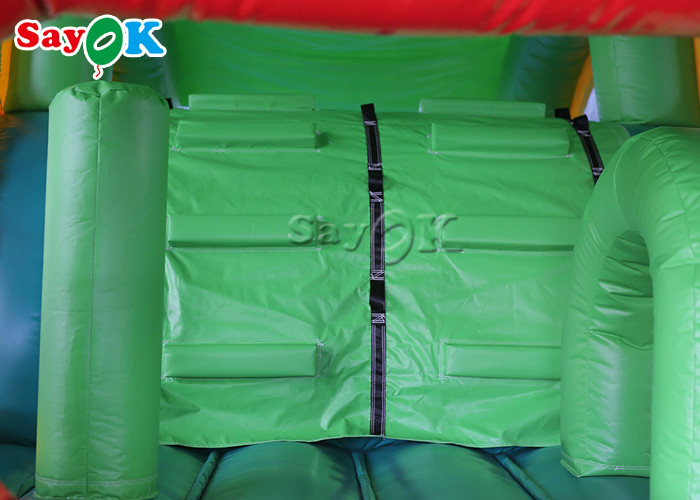 Inflatable Dry Slide Jumping Bouncer Outdoor Indoor Green Alligator Inflatable Bouncer Slide 8x2.8x3mH