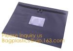 Black Briefcase Style Locking Document Bag Bank Locking Security Deposit Bags