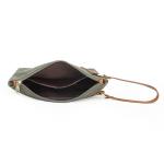 Blank Pure Color Zipper Cotton Canvas Makeup Bag