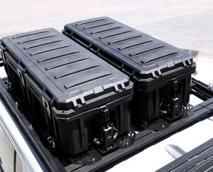 China Easily Installed Waterproof Hard Plastic Storage Box for Outdoor Roof Rack Mounting wholesale