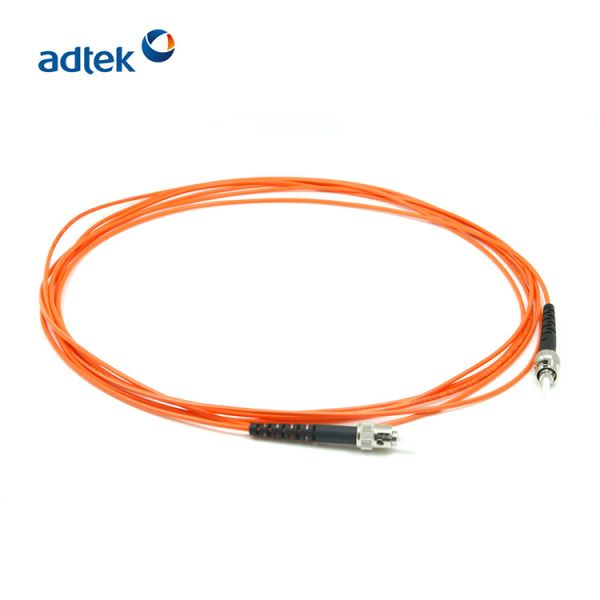 OM1 / OM2 Multimode Fiber Patch Cord ST To ST for Telecommunication Networks