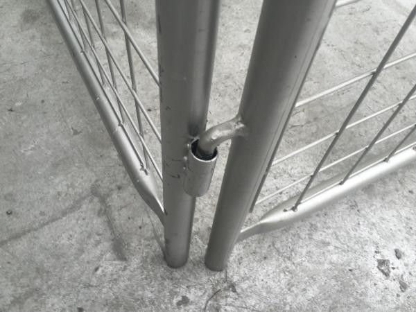 Pre Galvanized Wire Storage Cages With Lids , Height 1500mm / 1600mm