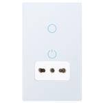 Residential 1 Gang Wifi Switch Socket Italian Standard Plug Type