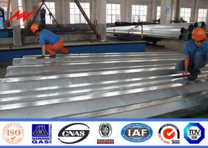 China Double Circuit Galvanized Tapered Steel Power Pole For Utility Transmission Line wholesale