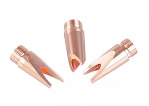 China Handheld Welding Machine Laser Nozzle Caliber 1.6mm Copper Welding Nozzle wholesale