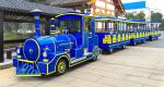 62 Seats Electric Trackless Train Trackless / Outdoor Tourist Train with Lithium