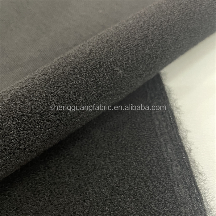 Customized Color Medium Weight Velvet Fabric for Warm Winter Jacket Manufacturers