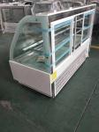 Large Capacity Cake Display Cabinet Refrigerator Arc Type With Lamp
