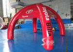 4x4m outdoor Toyota movable airtight inflatable advertising tent digitally