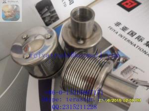 China Water Filter Bottom Nozzle, Wedge Wire Strainer Top Nozzle, Stainless Steel Johnson Screen Nozzle wholesale