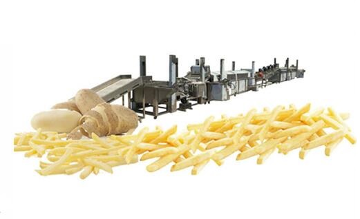 Automatic Snack Food Processing Equipment French Fries / Potato Chips Production Line