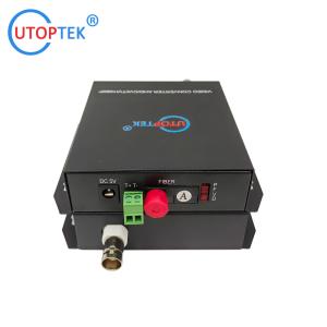 China 1ch Coaxial video+1Rs485 data to Fiber FC/SC/ST 20km HD-CVI/AHD/TVI 1080P Coaxial Fiber Video Converter wholesale