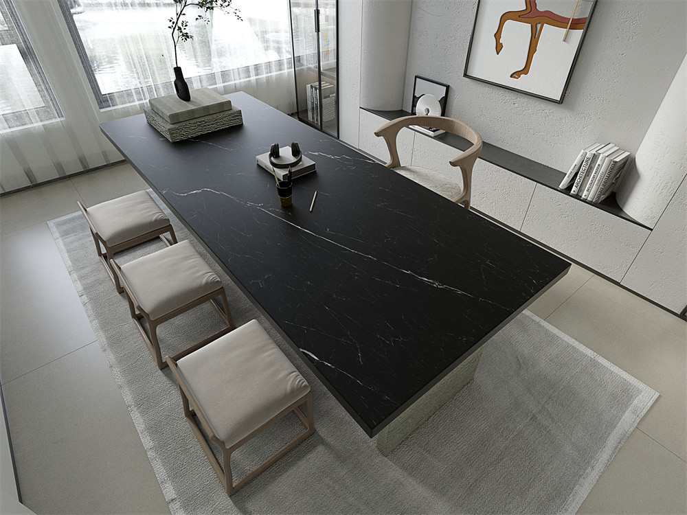 Elegant Grade AAA Interior Floor Porcelain Rock Slabs And Matt Porcelain Sintered Stone Slab Marble Slabs 1420x2700mm For Shopping Mall Decoration