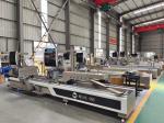 CNC UPVC Aluminum Cutting Saw Window Door Making Machinery Double Head
