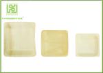 Fast Food Restaurant Disposable Wooden Plates Compostable Utensils 115 * 115 *