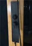 Shower Cabin with White acrylic tray 1200*800*2250cm black aluminium