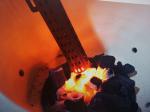 Non - Stick Hot Air Charcoal Starter For Bbq Grill , 60 Second Charcoal Starter