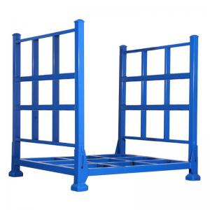 China Galvanized Stacker Rack 1500kg Tire Stacking Rack Deep Blue wholesale