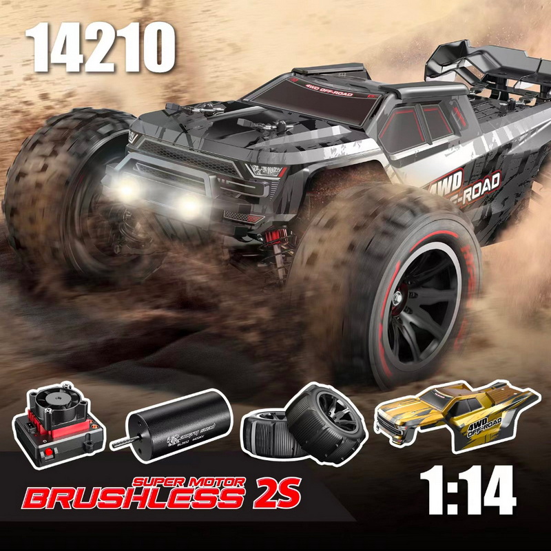 4WD 1/14 Brushless Motor Remote Control RC Car 4 Channels ODM/ OEM