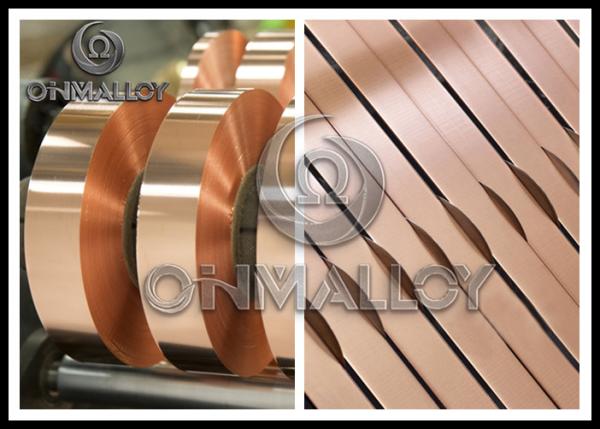 0.005mm~1mm thickness,Power Transformers Pure Copper Strip Elongation Good