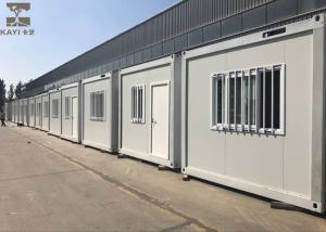 China Single Layer Pre Made Container Homes With Standard Galvanized Steel Frame Structure wholesale