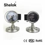 Diaphragm seal electric contact flange type dry pressure gauge manometer