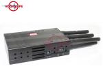 Black Shell Wifi Signal Jammer Six Antennas Rechargeable Powerful Battery For