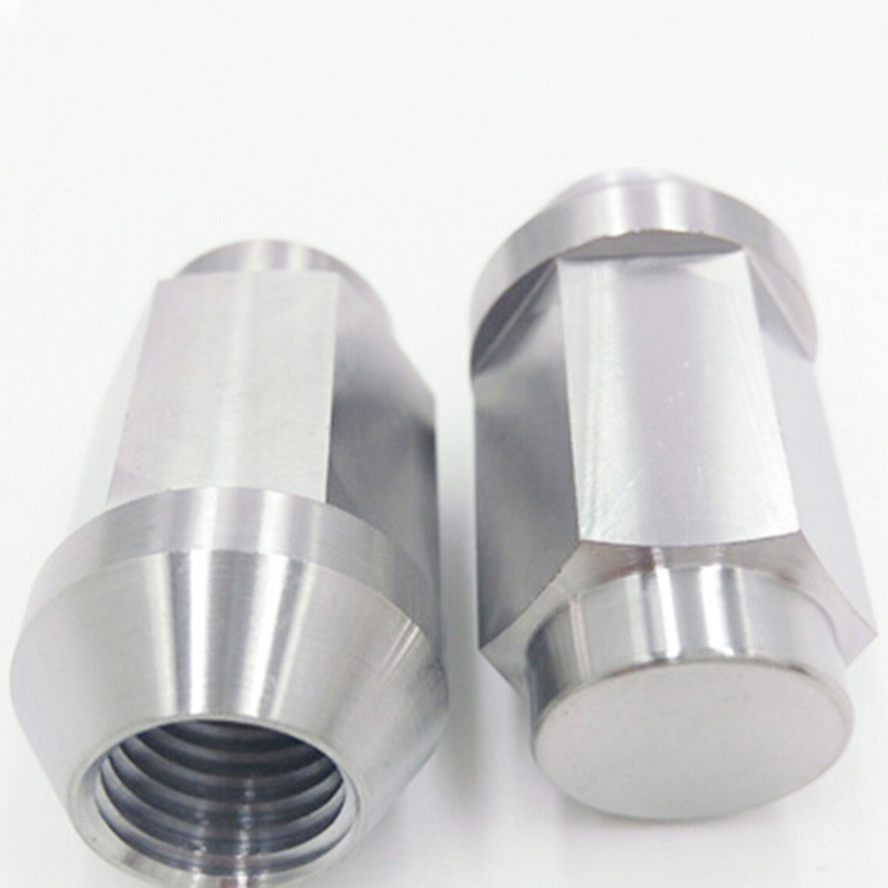 Black Close End GR5 Titanium Lug Nuts M12x1.25 M12x1.5 M14x1.5 M14x1.25 With PVD Coating