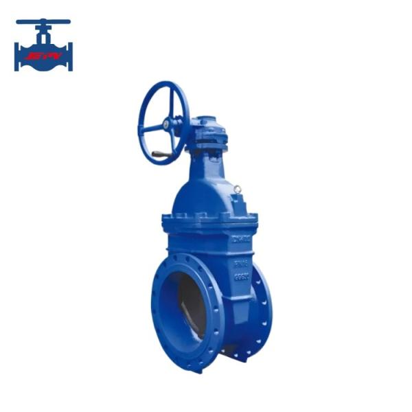 Ductile Iron Bevel Gear Operated Resilient Seated NRS Gate Valve For Water