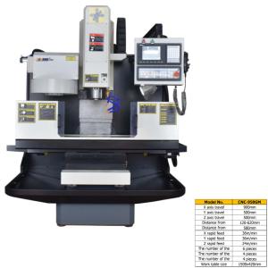China 900mm X Axis Travel Milling CNC Vertical Machine 1500x420mm Long Work Table wholesale