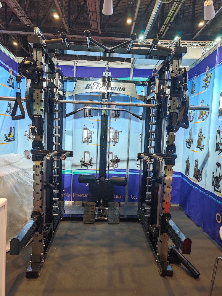 Complete Strength Training System: Power Cage, Squat Rack, and Multi-Functional Smith Machine