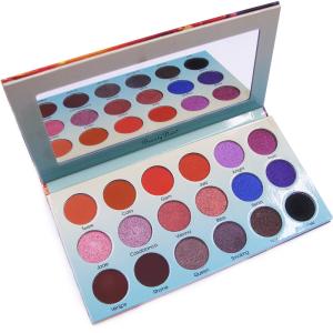 China GMPC 18 Color Natural Matte Eyeshadow Palette With Shimmer Glitter wholesale