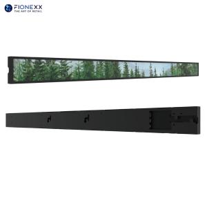China Store Shelves Stretched Bar LCD Display 23.1 24 28 36 37 43 Inch Ultra Wide Supermarket Shelf Signage wholesale