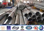 Distribution Line 69kv 60ft 80ft Steel Power Pole Breaking Load 1000kgs