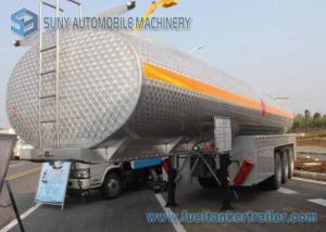 China SUS304 Chemical Liquid Oil Tank Trailer 35000L Alcohol Tanker 3 Axles wholesale