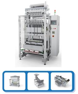 China Multi Lane Ketchup Sachet Packing Machine Multi Track Small Stick Bag Automatic wholesale