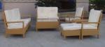 Fashion Modern Outdoor Rattan Furniture Sofa Set With 3 Seat Couch