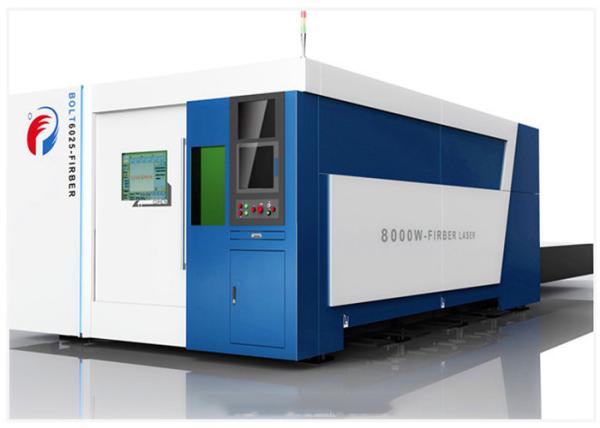 CNC Sheet Metal Laser Cutting Machine Shipbuilding Oil Drilling IPG / RAYCUS