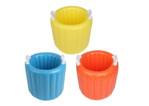 China Yellow Or Blue Inflatable Barrel , Multipurpose Large Ice Bucket wholesale