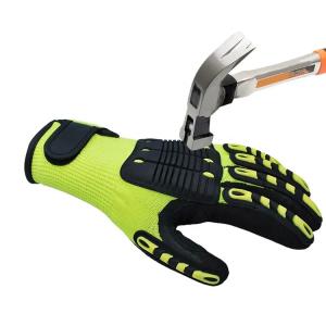 China Nitrile HPPE TPR Knuckle Protective Cut Resistant Mechanical guantes anti impacto Working Anti Impact Gloves wholesale
