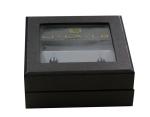 Jewlery Keepsake Gift Boxes Cafe Cardboard PVC Window Customized size