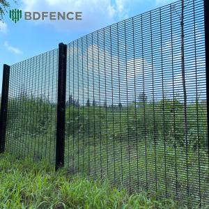 China 358 Anti Climb Pvc Coated Fence Boundary Wall Grill Design Clear View wholesale